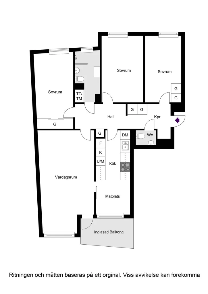 Appartement 4 pièces à Järfälla kommun