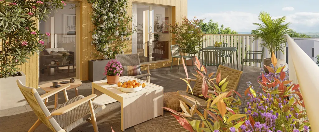 Terrasse - Appartements Neufs à Cergy, Proche Paris