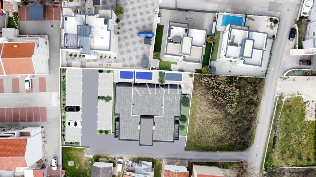 Vista aerea - Luxury Studio with Sea View in Nin