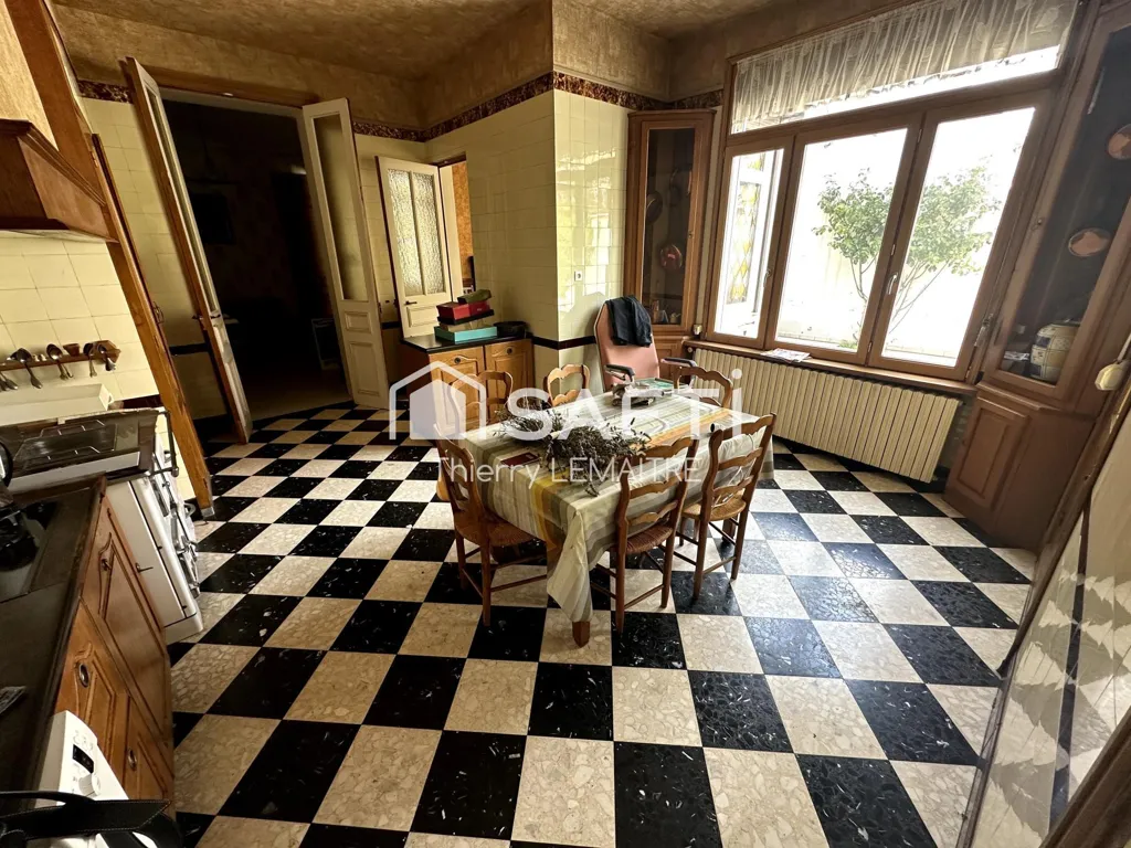 Sala da pranzo - Maison de Maître with Courtyard in Calais