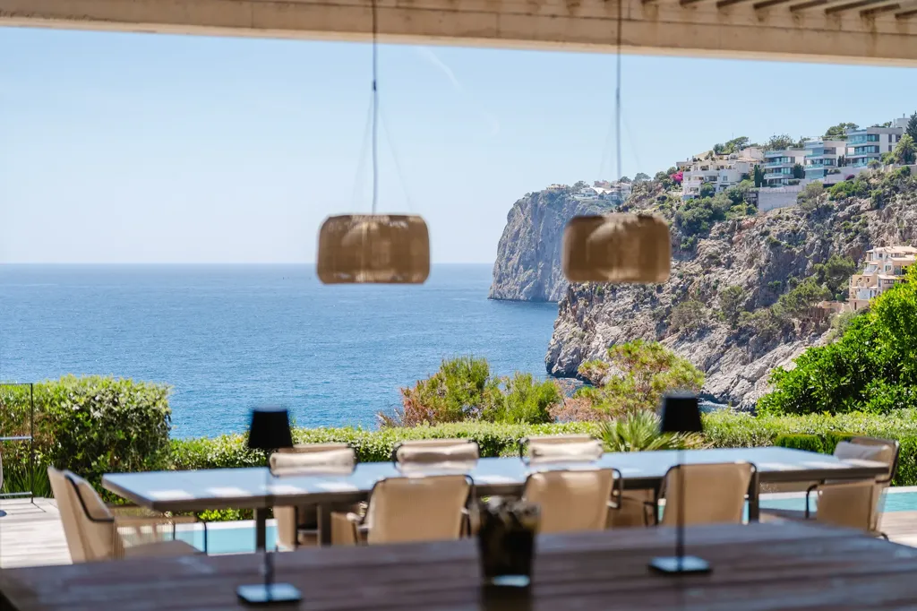 Terrass - Villa with Sea View and Infinity Pool in Cala Llamp