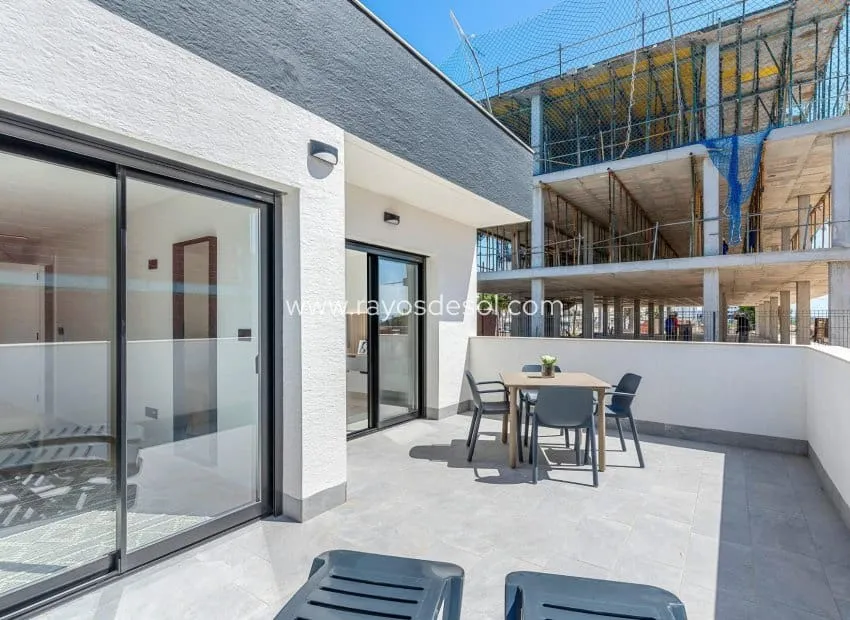 Terrass - New Build Apartment with Lagoon Views in El Raso