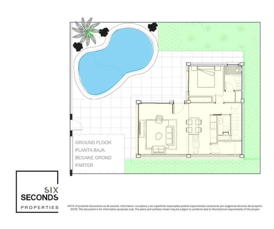 Planimetria - Architectural Villa with Private Pool in Roldán