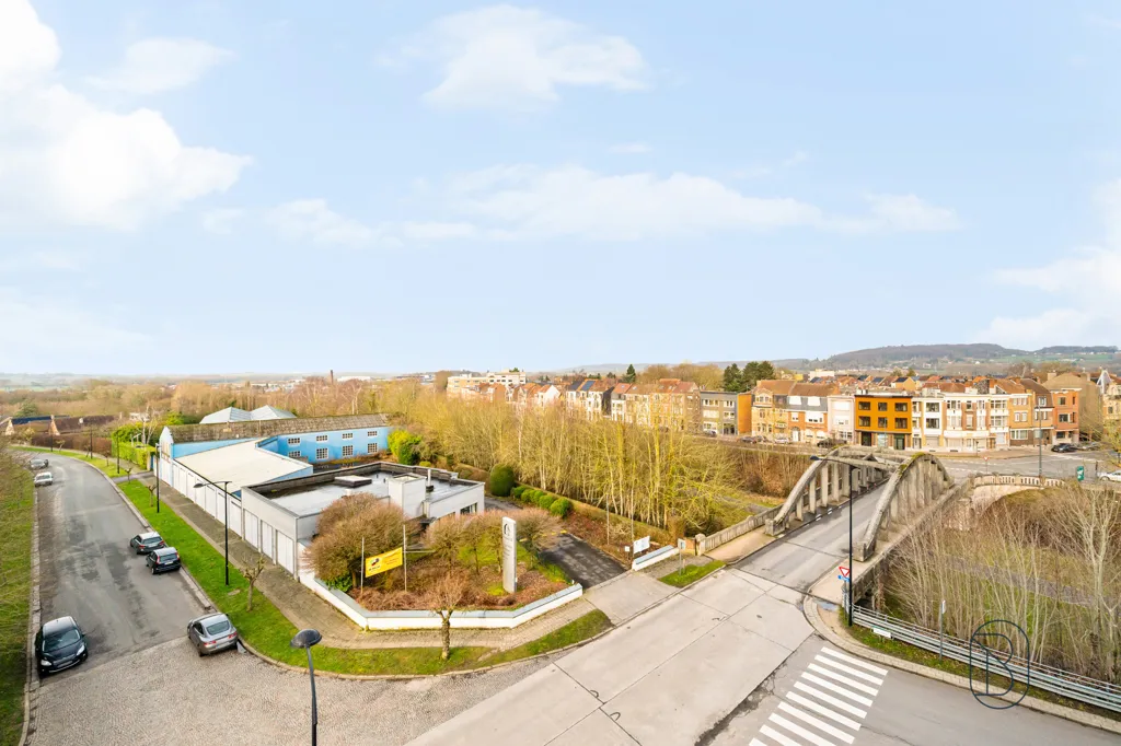 Vue aérienne - Appartement Moderne avec Terrasse à Bruxelles