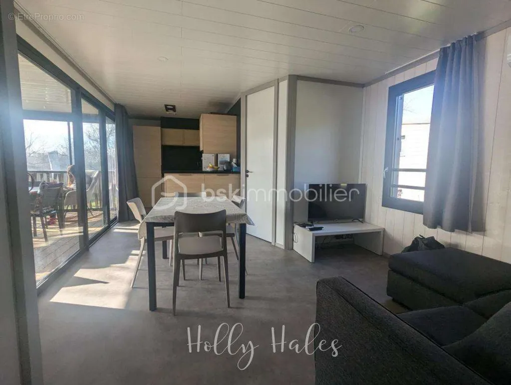 Söögituba - Chalet with Pool near La Baule Beach