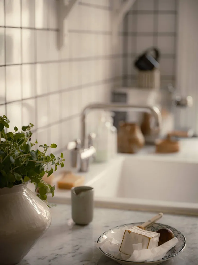 Cuisine - Charming 2-Bedroom Flat with Balcony in Linné