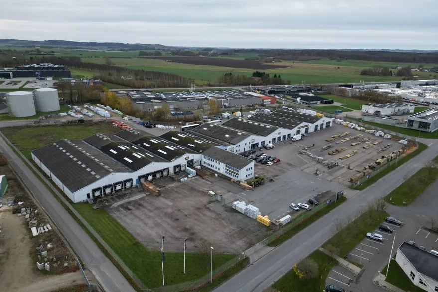 Vue aérienne - Logistics Warehouse near Horsens