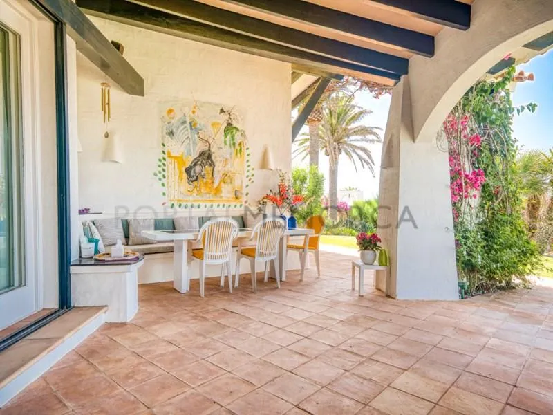 Terrasse - Chalet with Pool in Binidali, Mahón
