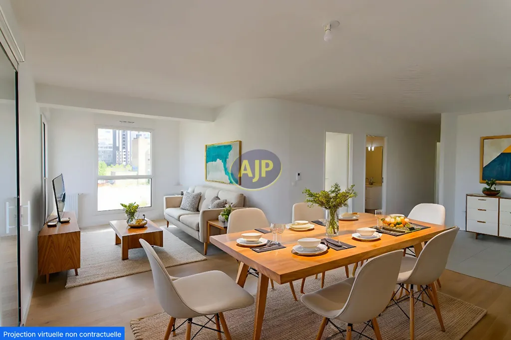 Söögituba - New 4-Piece Apartment with Terrace in Bordeaux