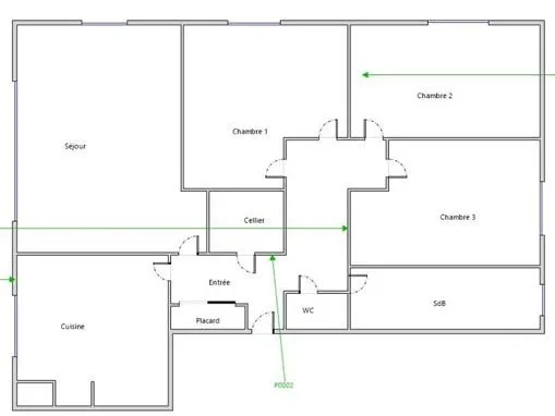 Plaan - Apartment with Balcony in Ars-sur-Moselle