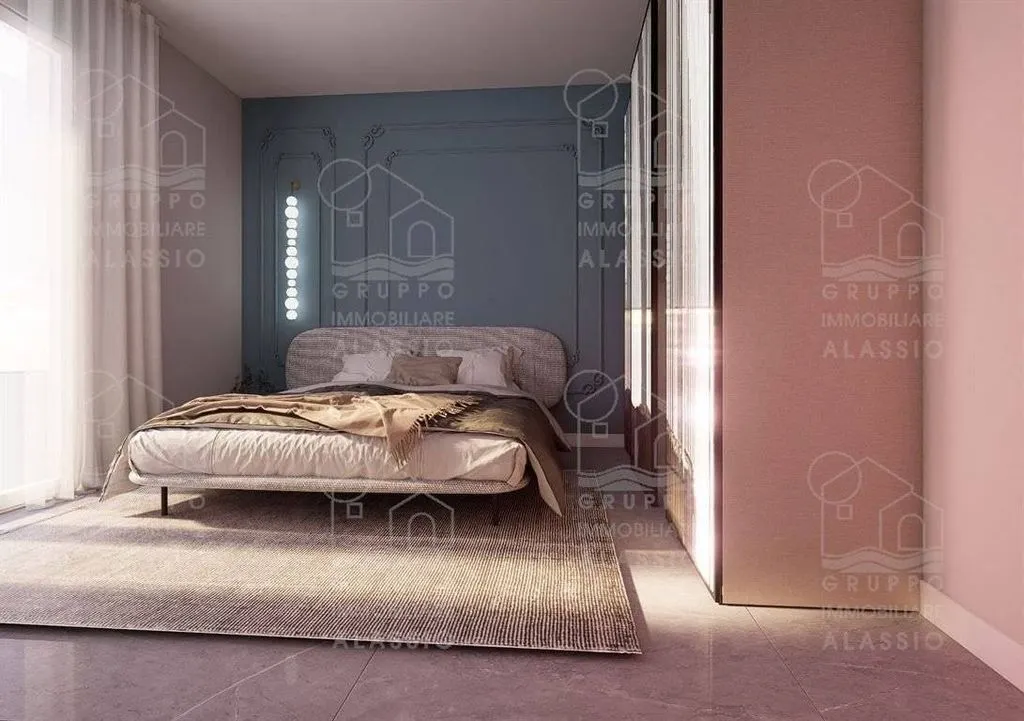 Bedrooms - Luxury Penthouse with Terraces in Alassio