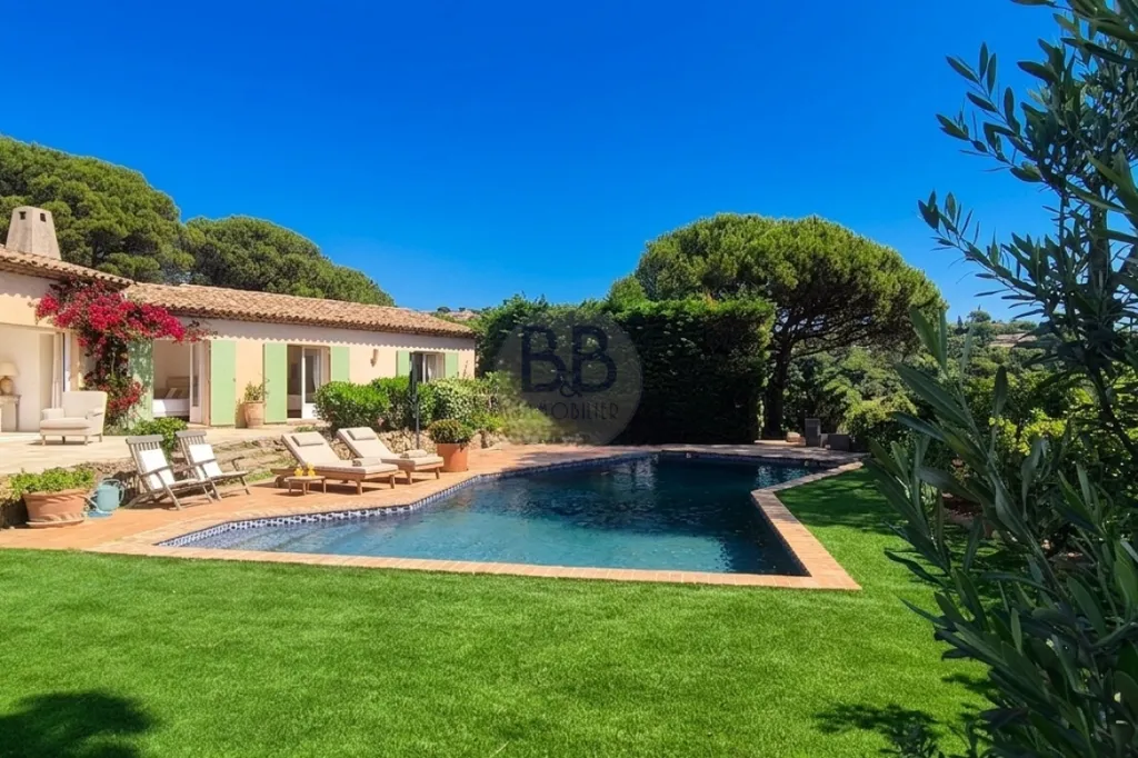 Pool - Villa with Sea View and Pool in Sainte-Maxime