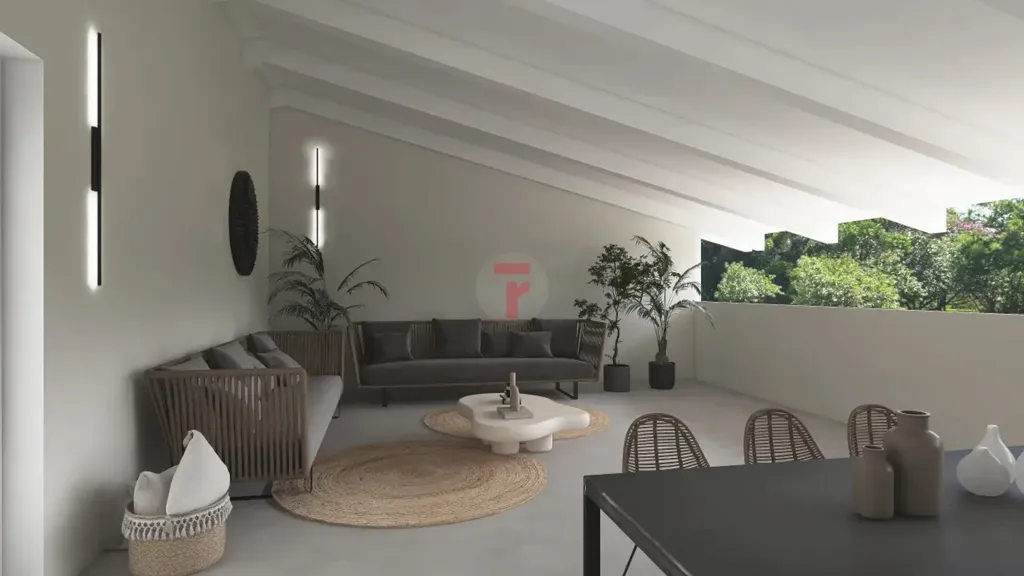 Terrace - Modern Penthouse with Large Terrace in Polverara