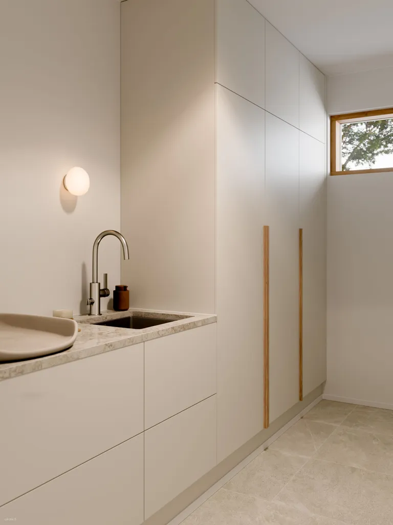 Salles de bain - Scandinavian-Style Villa with Sauna in Espoo