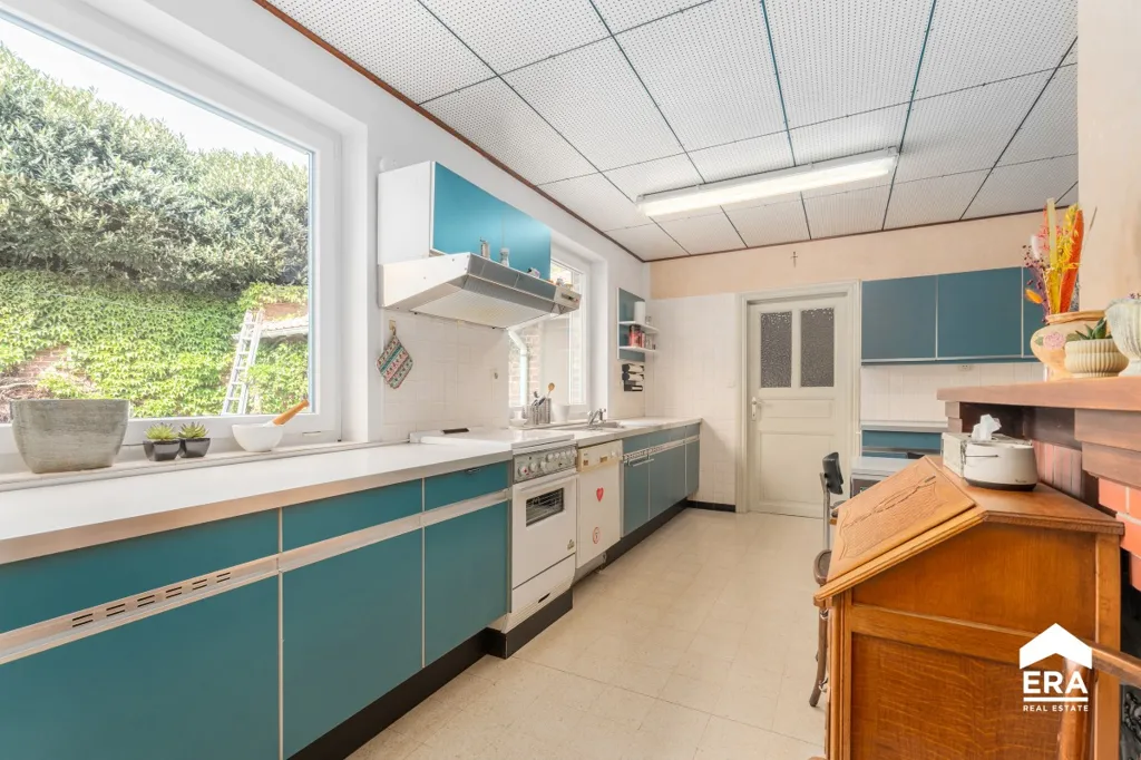 Cuisine - Maison Semi-Détachée avec Cour Solaire à Gingelom