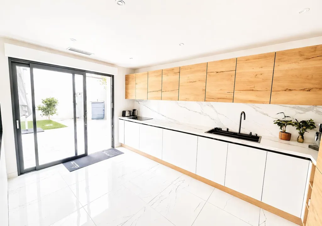 Cuisine - Villa Contemporaine avec Piscine au Centre de Montpellier