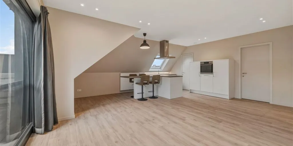 Cuisine - Appartement Neoclassique avec Terrasse à Ruddervoorde