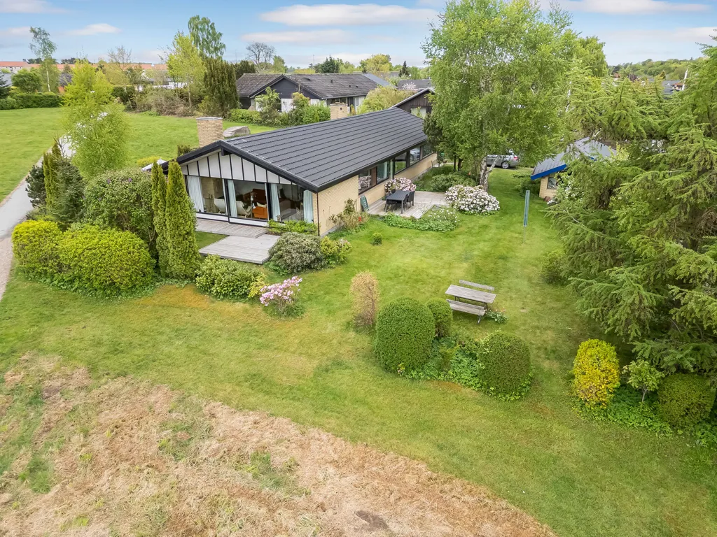 Vue aérienne - Fenced Villa in Hillerød