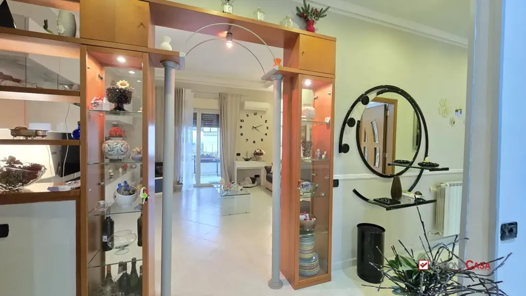 Hallway - Modernised Apartment with Balcony in Messina