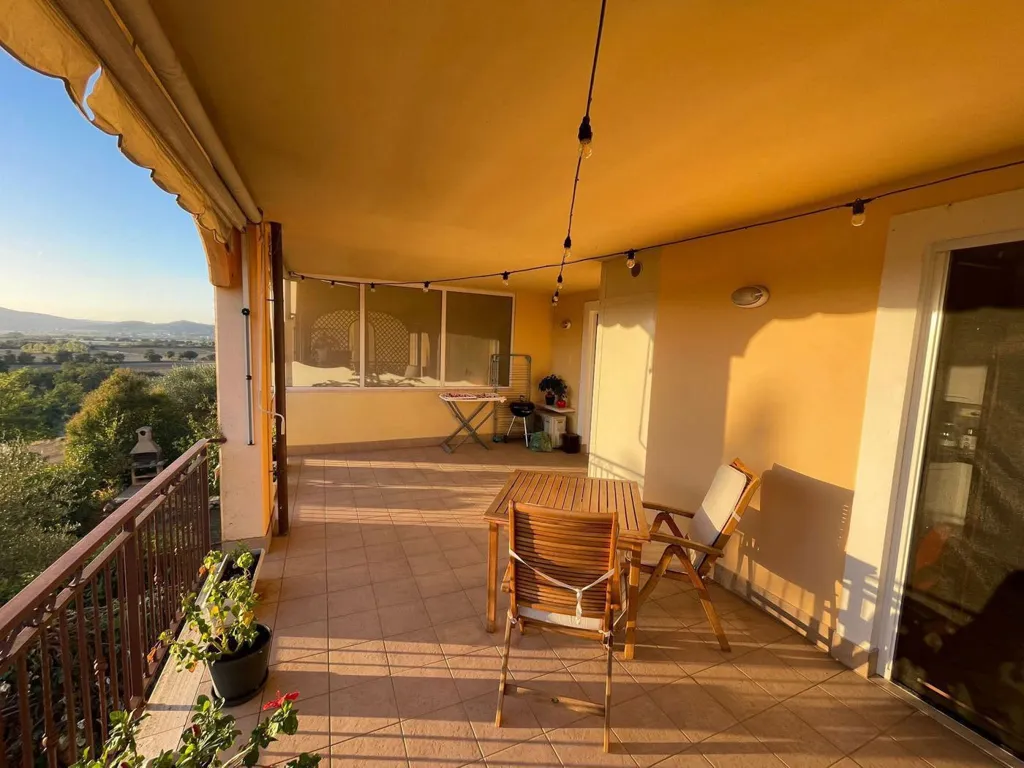 Balcon - Apartment with Terrace in Corciano