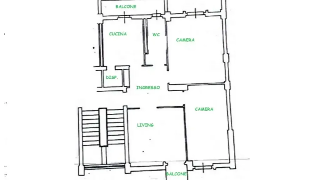 Plaan - Apartment with Panoramic Balcony in Barcellona Pozzo di Gotto
