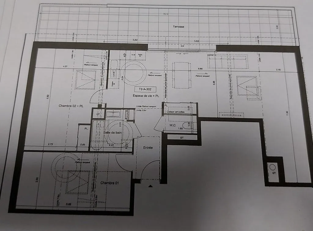 Plan - Appartement de Luxe avec Terrasse à Archamps