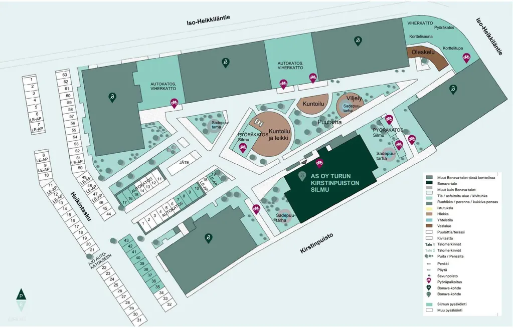 Plan - Corner Apartment with Park View in Turku