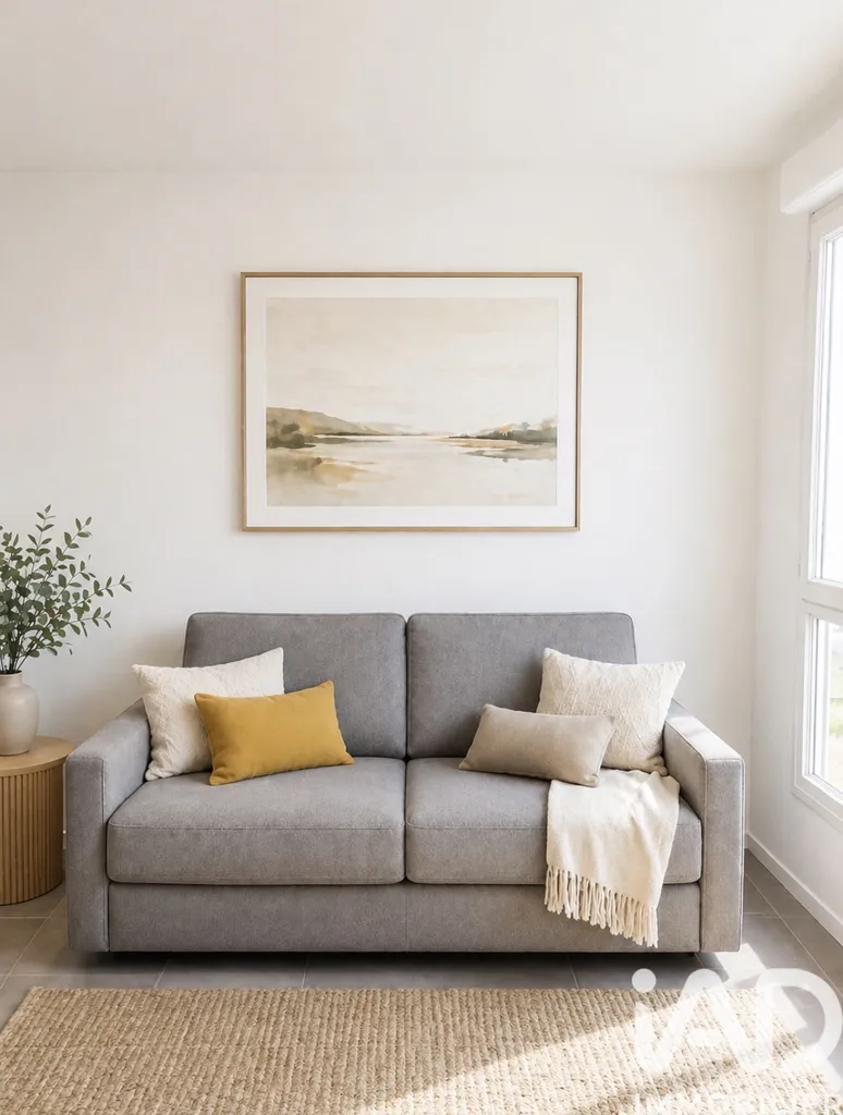 Living Room - Refurbished Studio near Disney, Montévrain