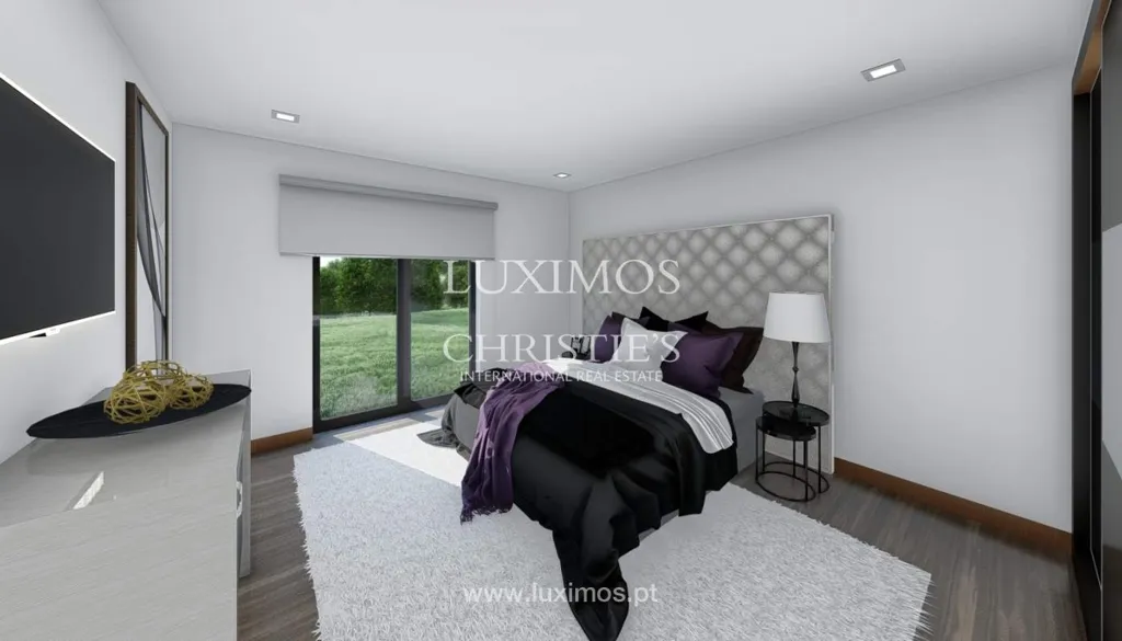 Bedrooms - Construction Project with Modern Design in Alcantarilha