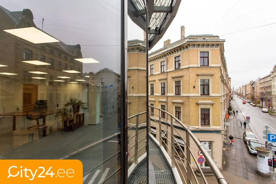 Balcony - Commercial Space with Green Energy in Riga Centre
