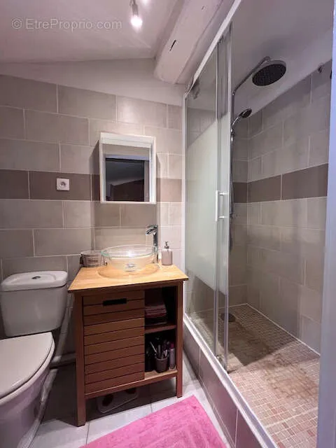 Salles de bain - Maison de Village avec Terrasses à Pompignan