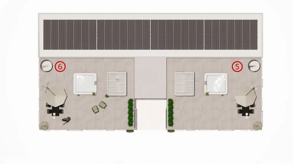 Plan - Contemporary Triplex with Terrace in Schio
