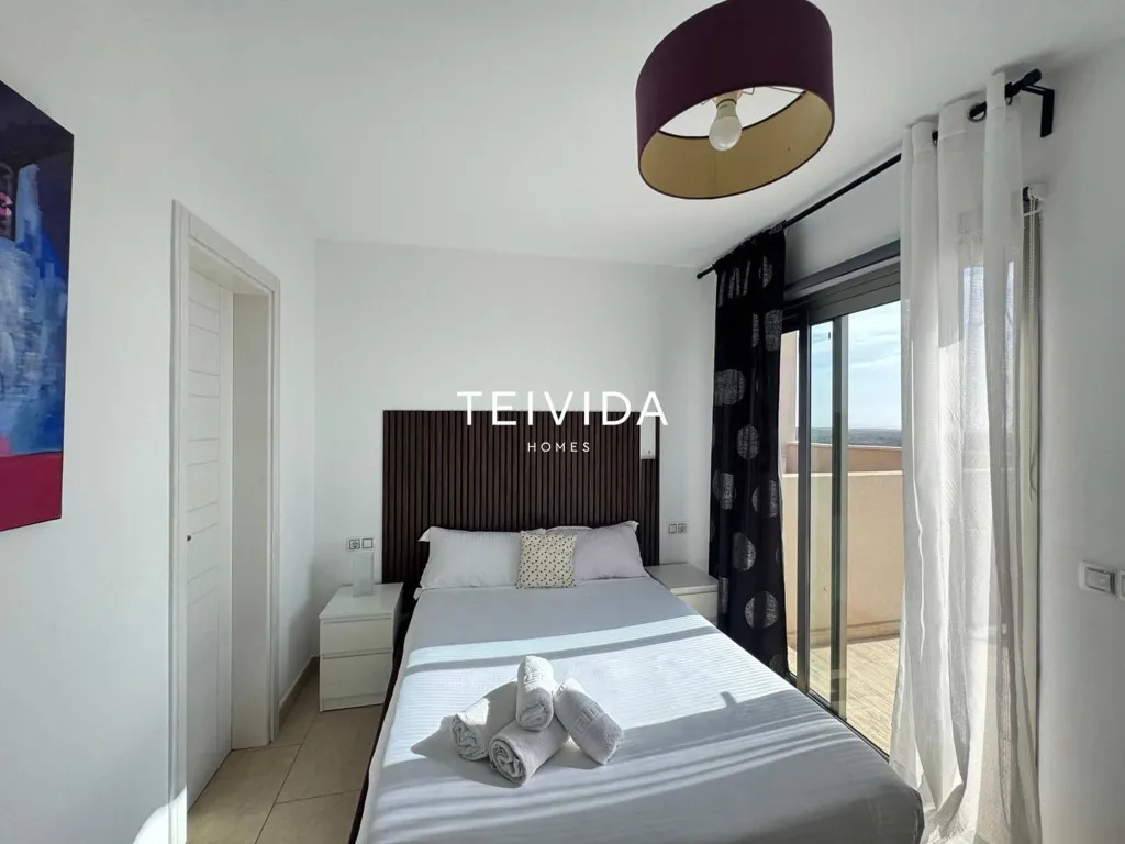 Bedrooms - Penthouse with Sea View in Palm-Mar
