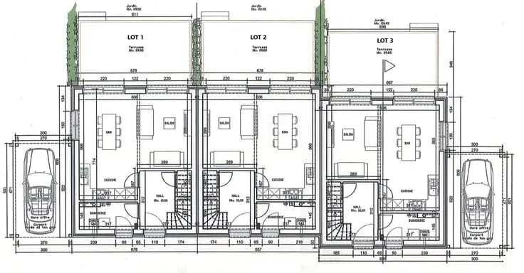 New 3-Fronted House with Solar Panels in Neufmaison