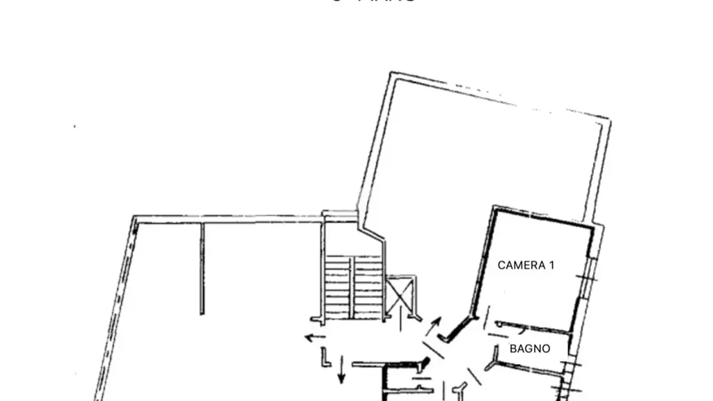 Plaan - Bright Trilocale with Balcony in Turin