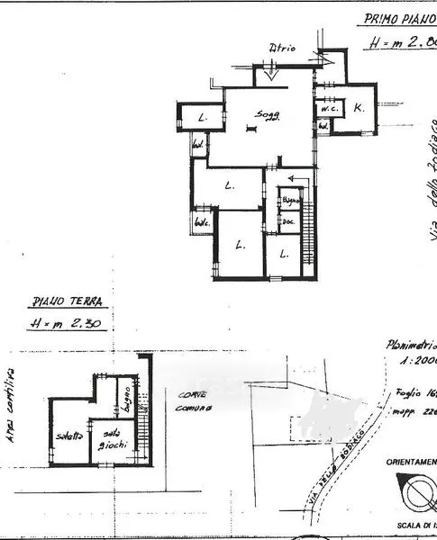 Floor Plan - Two-Level Apartment with Balcony in Modena