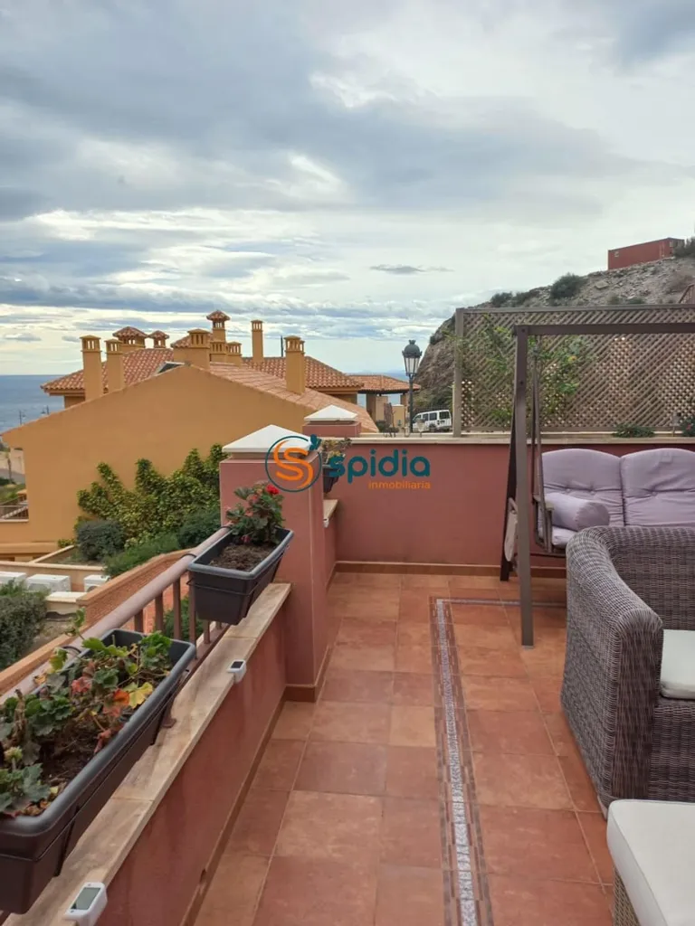 Terrasse - Flat with Sea View and Communal Pool in Águilas
