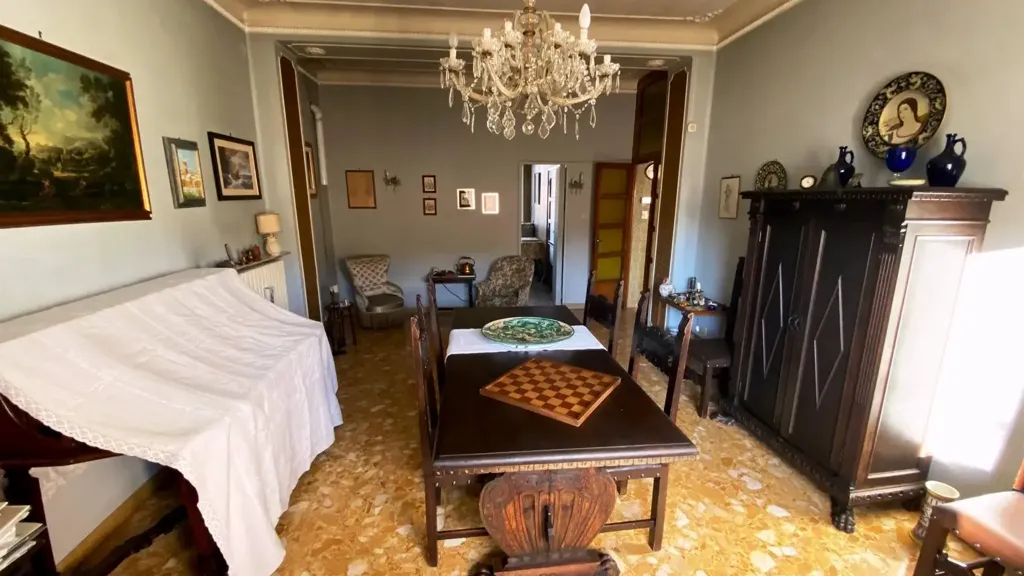 Dining Room - Panoramic Apartment with Balcony in San Severino Marche