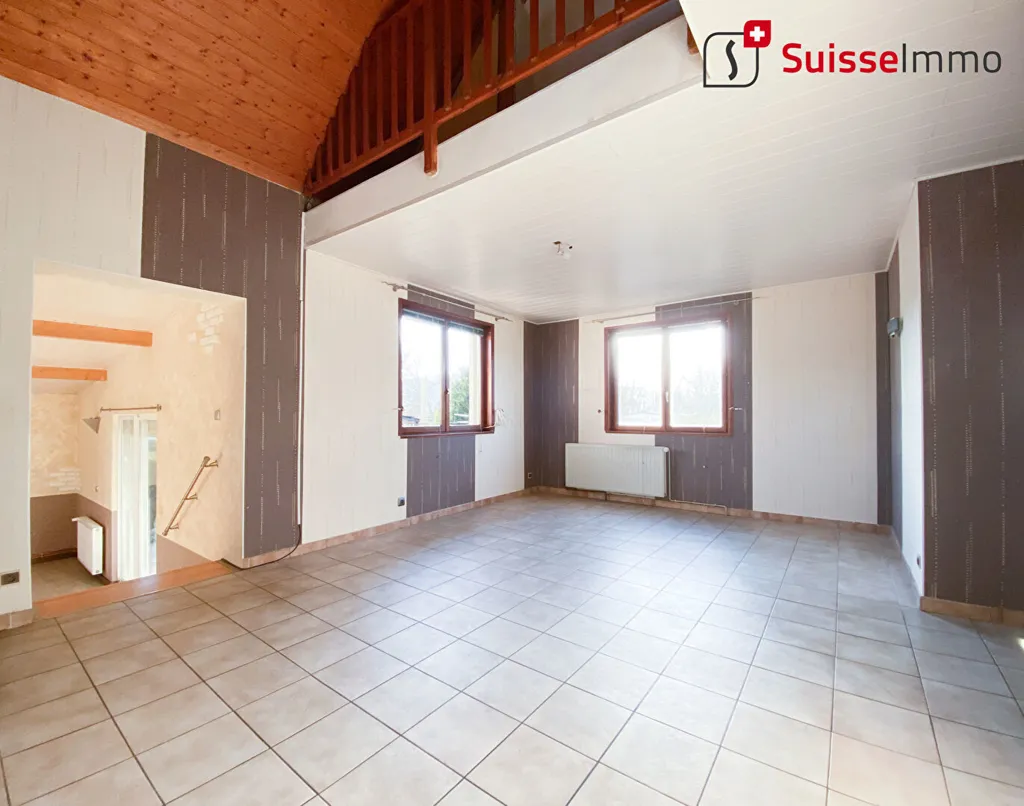 Séjour - Maison avec Terrasse à Courcelles-lès-Montbéliard
