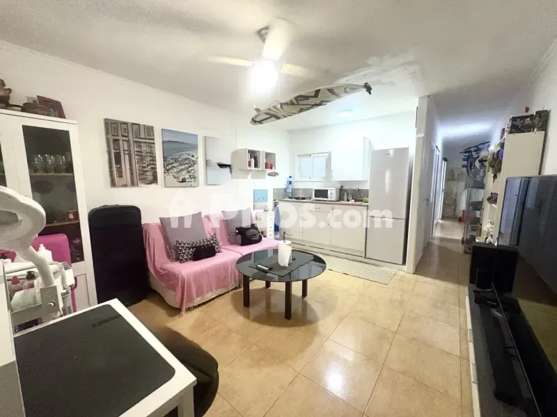 Séjour - Duplex with Sea View and Garden in Güímar