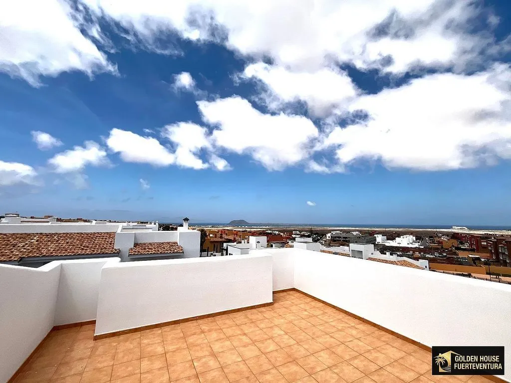 Terrasse - Penthouse with Sea Views in La Oliva