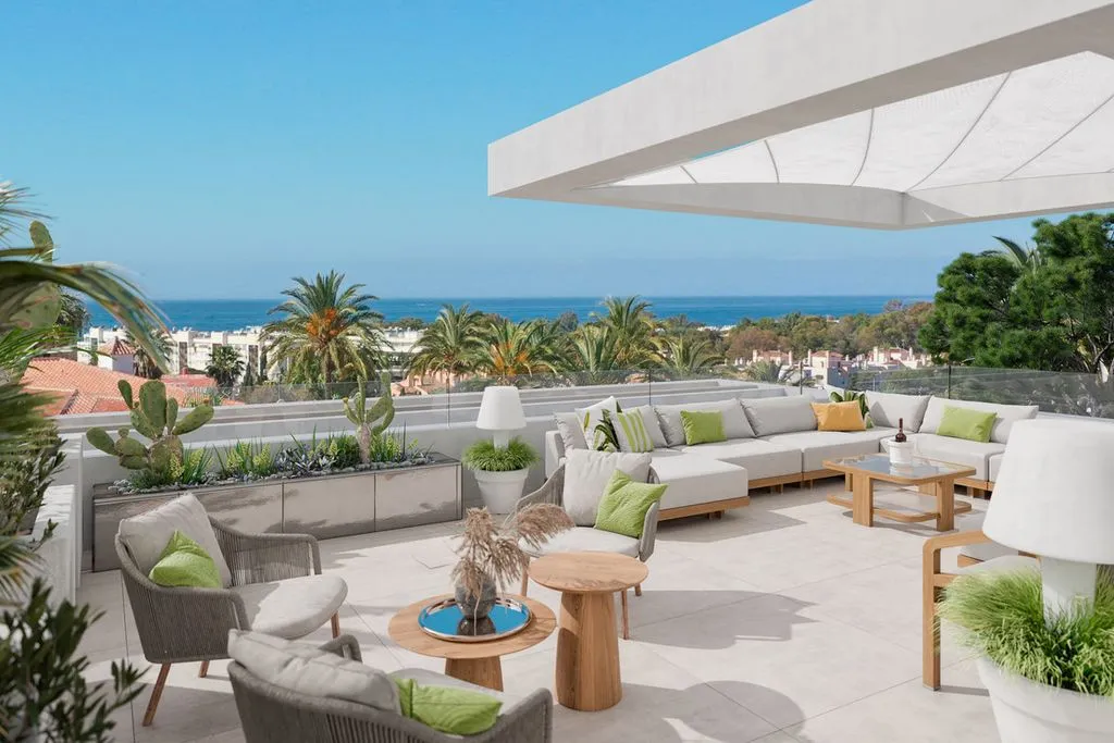Terrasse - Luxury Villa with Infinity Pool in Nueva Andalucía
