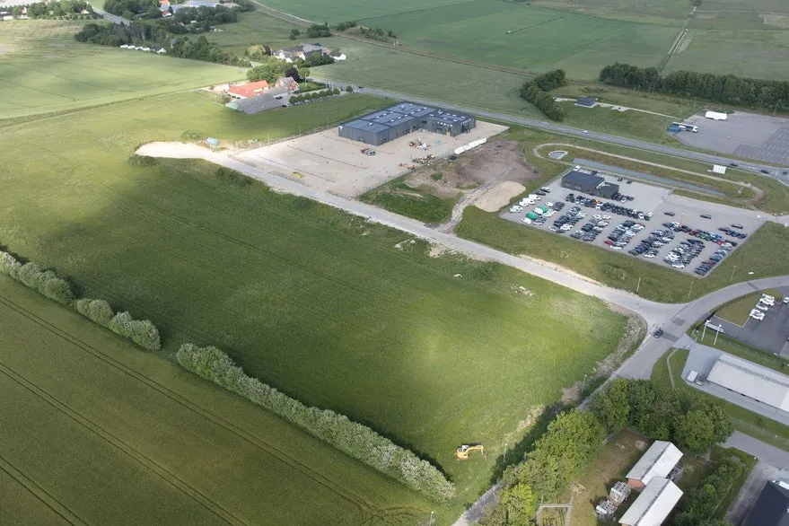 Vue aérienne - Commercial Plot near City Syd, Svenstrup