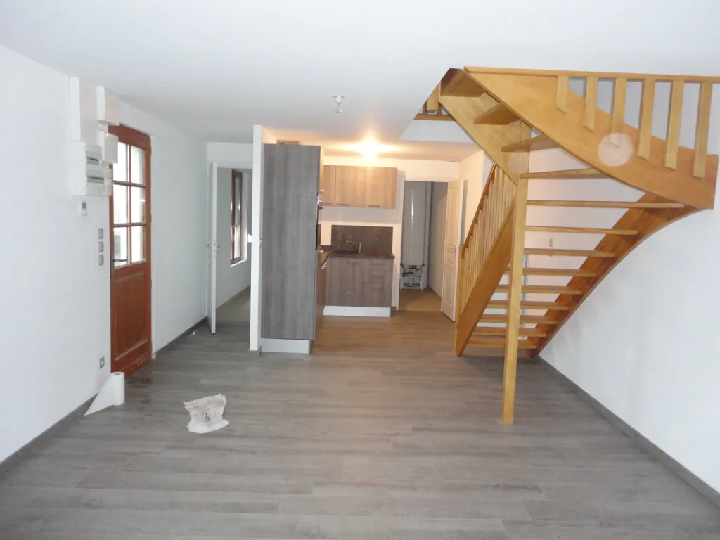 Séjour - Duplex Charmant avec Cour à Rinxent