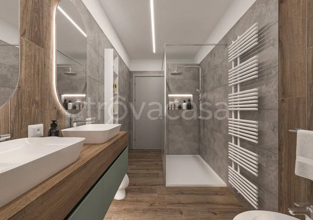 Bathrooms - Apartment with Large Terrace in Corciano