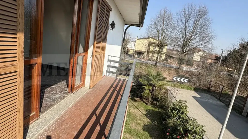 Balcony - Villa with Garden in Garlasco