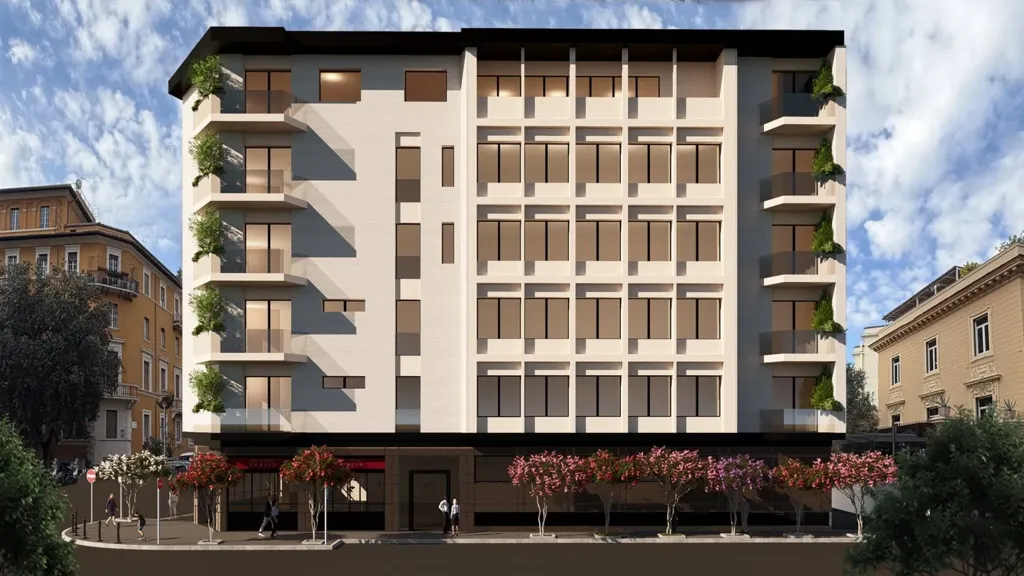 Modern Apartment with Balcony in Pinciano, Rome