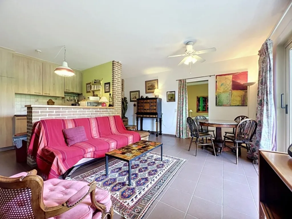 Living Room - Apartment with Garden-Facing Terrace in Tervuren