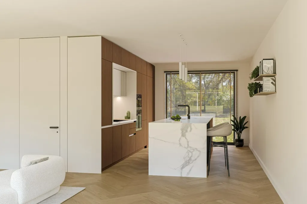 Köök - Newly Built House with Garden in Lier