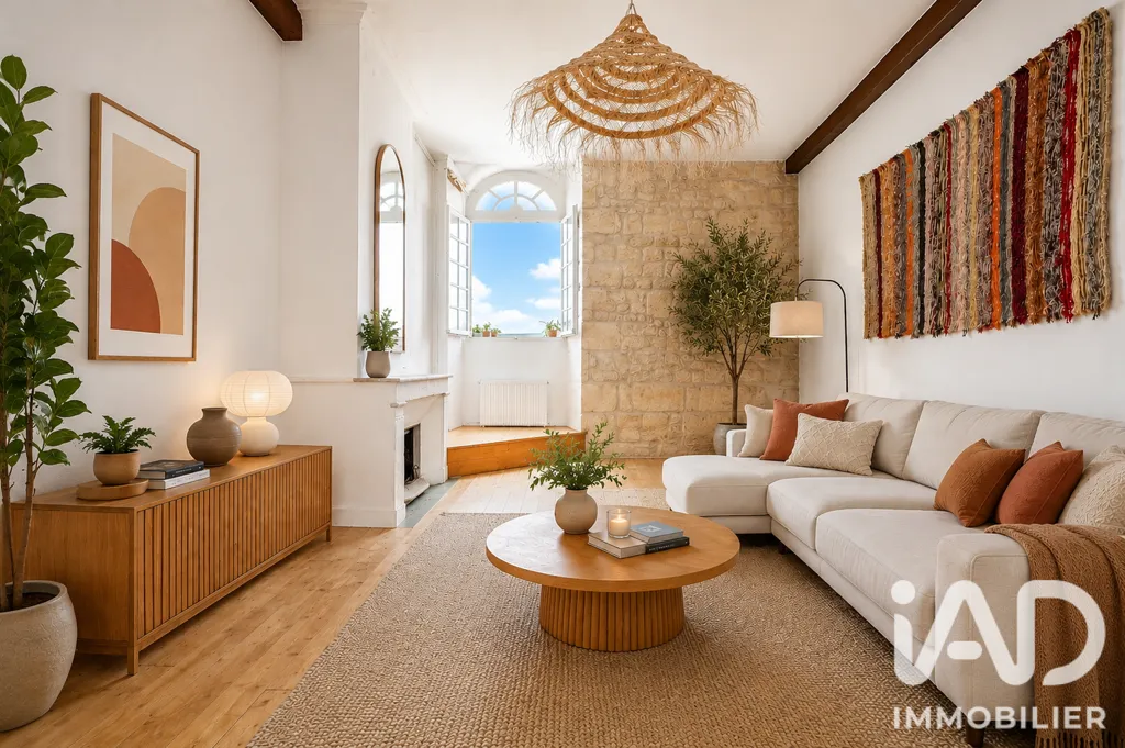 Soggiorno - Duplex Apartment with Garonne View in Bordeaux